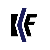Stylierte Buchstaben KKF als Logo
